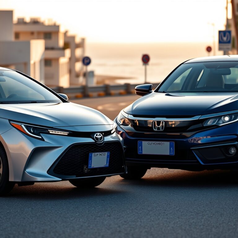 Comparativa 2026: Toyota Corolla vs Honda Civic en el segmento compacto