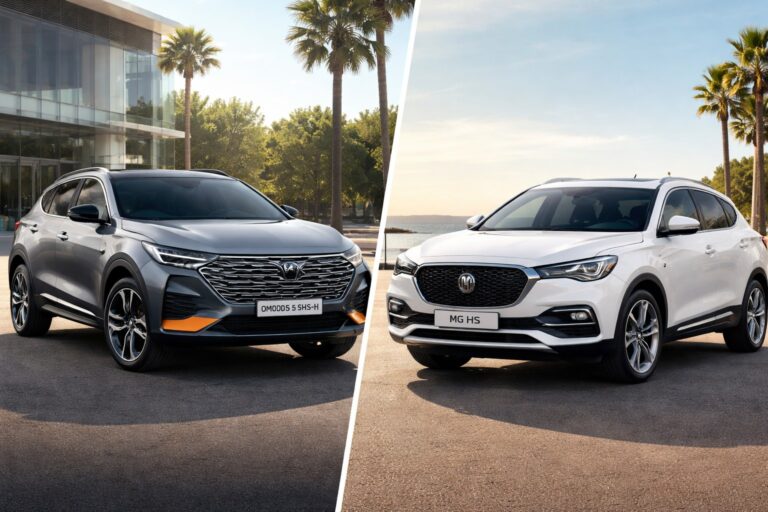 Omoda 5 SHS-H y MG HS