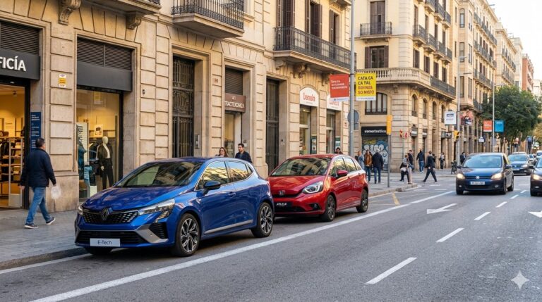 Clio E-Tech y Honda Jazz Hybrid