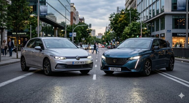 W Golf y Peugeot 308 frente a frente