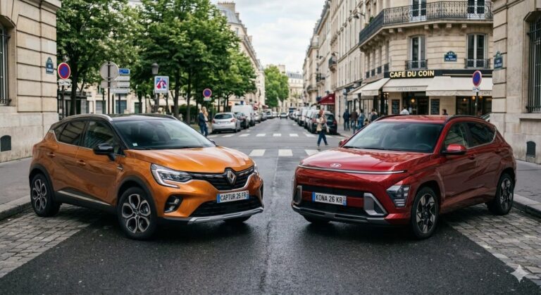 Renault Captur y Hyundai Kona