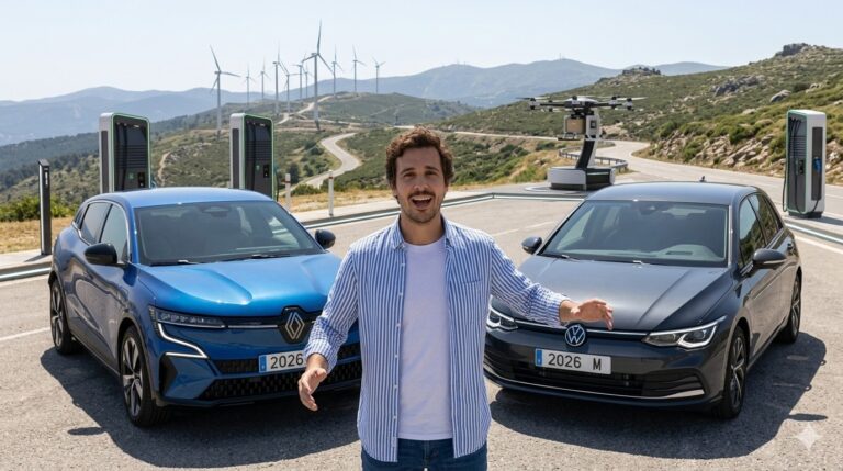 Renault Mégane y Volkswagen Golf