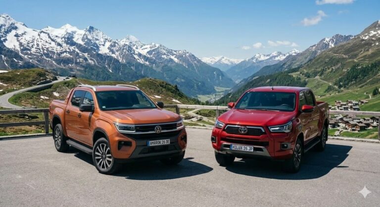 VW Amarok 2026 y Toyota Hilux