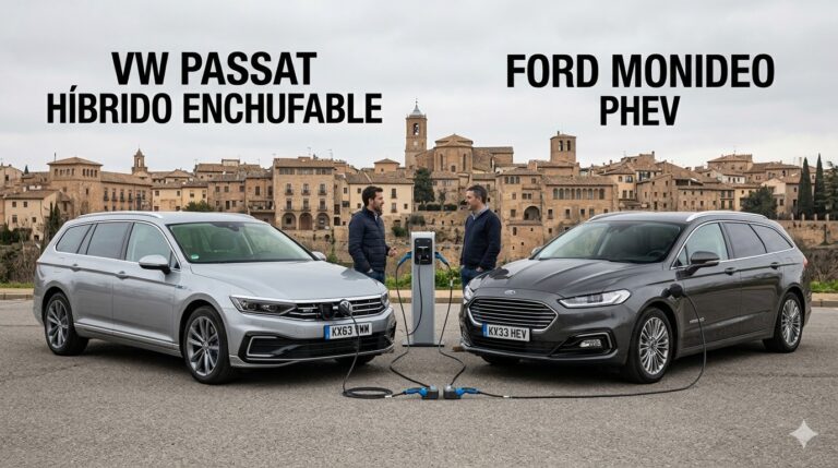 VW Passat híbrido enchufable contra Ford Mondeo PHEV