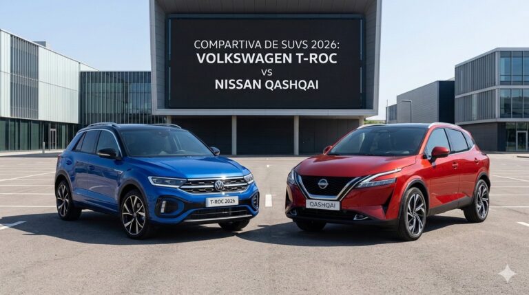 Volkswagen T-Rocy y Nissan Qashqai