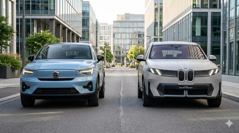 Volvo C40 Recharge frente a BMW iX3 2026