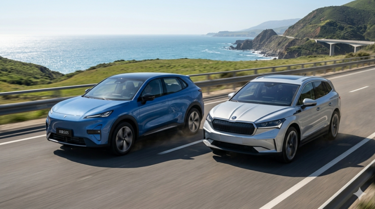 SUV compactos frente a frente: Changan Deepal S05 vs Skoda Enyaq iV en la batalla de la eficiencia y el estilo Changan Deepal S05 vs Skoda Enyaq iV