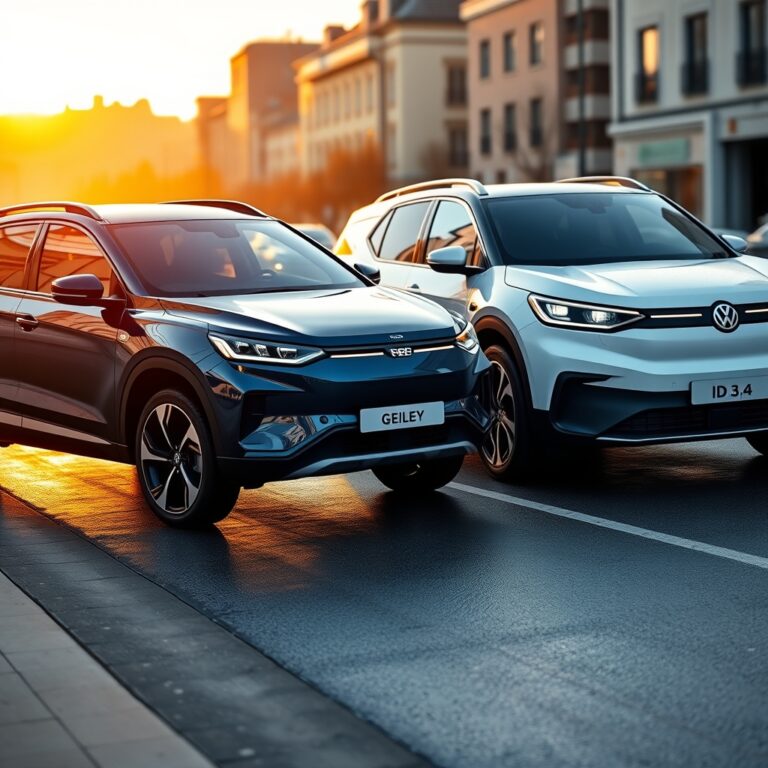 Geely E5 y Volkswagen I.D.4: El duelo definitivo de SUVs eléctricos 2026