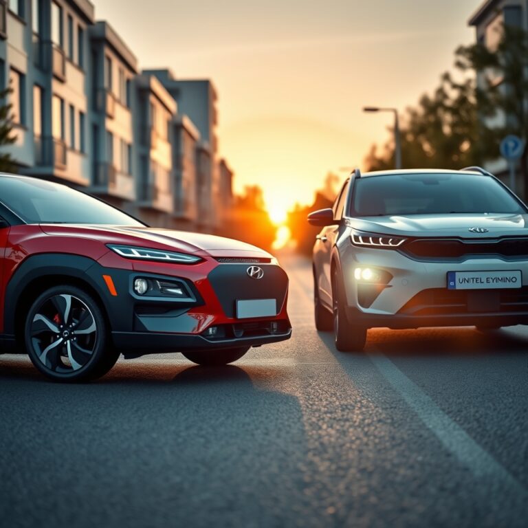 Hyundai Kona Eléctrico 2026 frente al Kia Niro EV: Potencia y eficiencia en SUV eléctricos