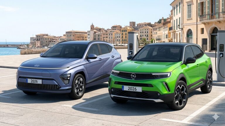 Hyundai Kona Eléctrico o Opel Mokka-e: ¿Cuál SUV eléctrico elegir en 2026? Hyundai Kona Eléctrico 2026 o Opel Mokka-e