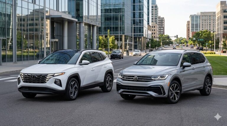 SUV Compactos frente a frente: Hyundai Tucson vs Volkswagen Tiguan 2026 Hyundai Tucson vs Volkswagen Tiguan 2026
