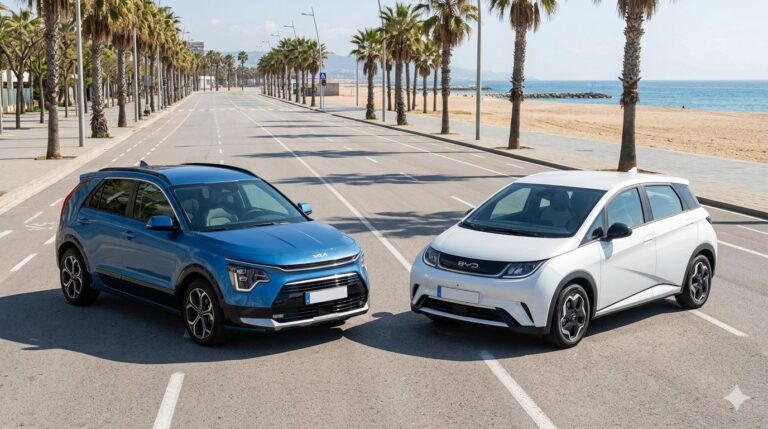 KIA EV2 frente al BYD Dolphin Surf 2026: rendimiento y eficiencia en coches eléctricos urbanos KIA EV2 frente al BYD Dolphin Surf 2026