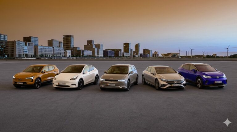 Los 5 coches eléctricos con mejor seguridad en 2026