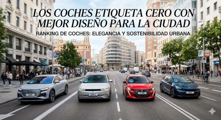 Los coches etiqueta cero con mejor diseño para la ciudad