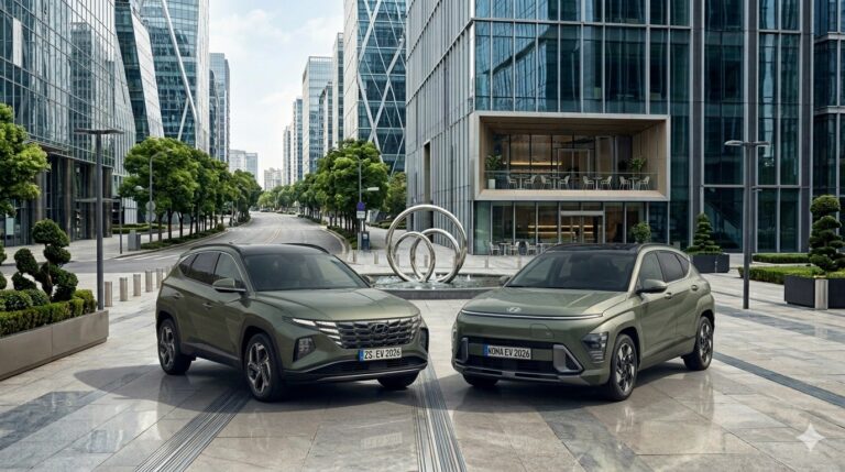 MG ZS EV frente al Hyundai Kona Eléctrico 2026