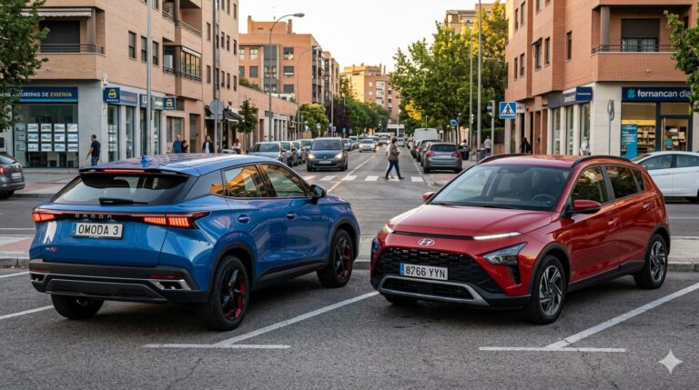 Omoda 3 vs Hyundai Bayon 2026: crossovers urbanos para el mercado español Omoda 3 vs Hyundai Bayon 2026