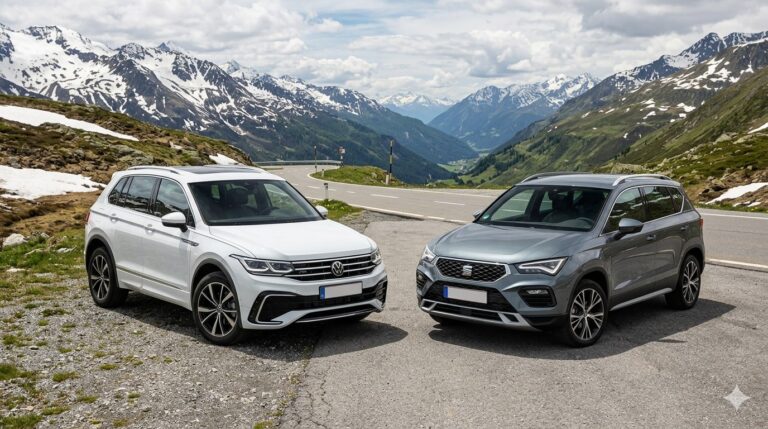 VW Tiguan y SEAT Ateca frente a frente: gasolina y híbridos en 2026 VW Tiguan y SEAT Ateca
