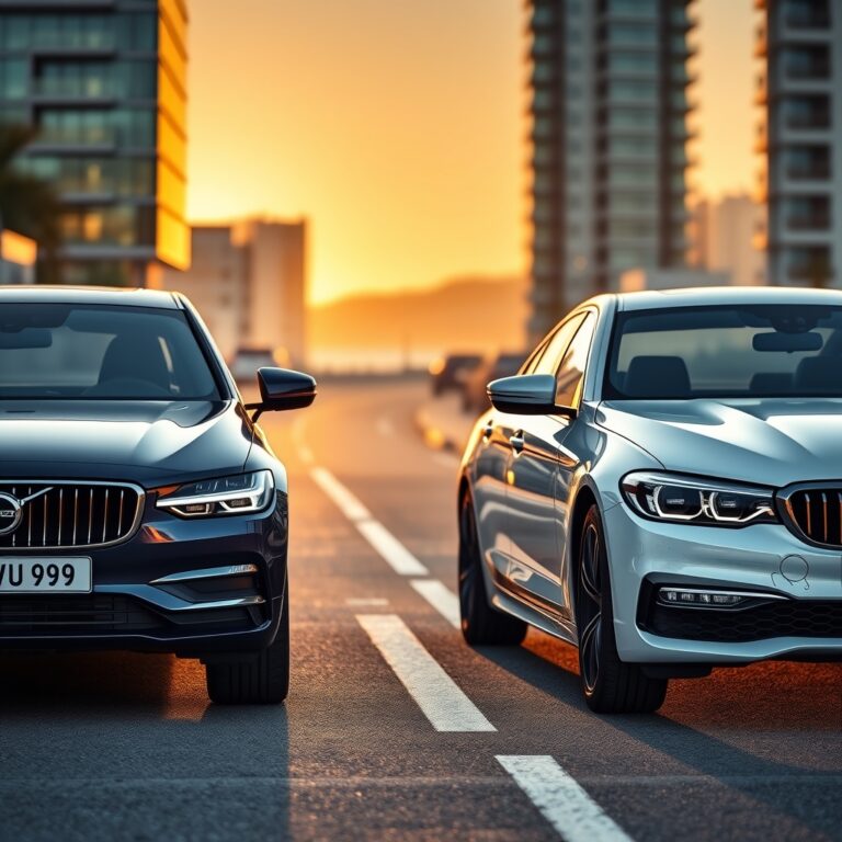 Volvo S90 Recharge vs BMW Serie 5 2026: sedanes ejecutivos híbridos en España